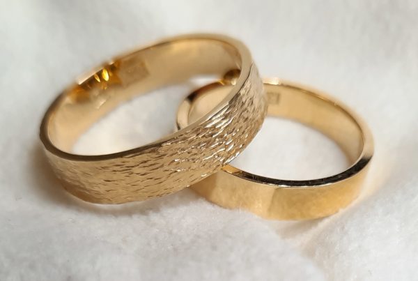 Handcrafted Rudolf Heltzel Wedding bands